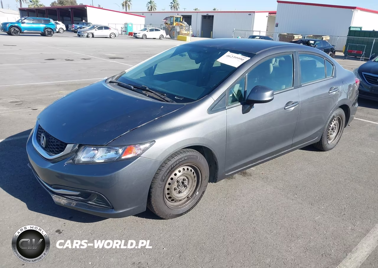 2013 Honda Civic Lx VIN:2HGFB2F57DH508598 - 2
