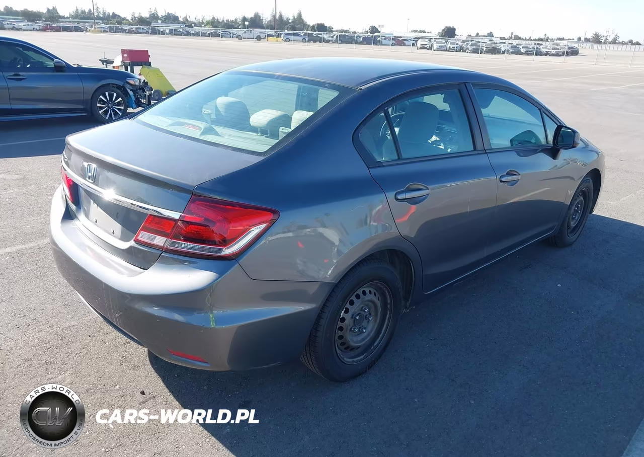 2013 Honda Civic Lx VIN:2HGFB2F57DH508598 - 4