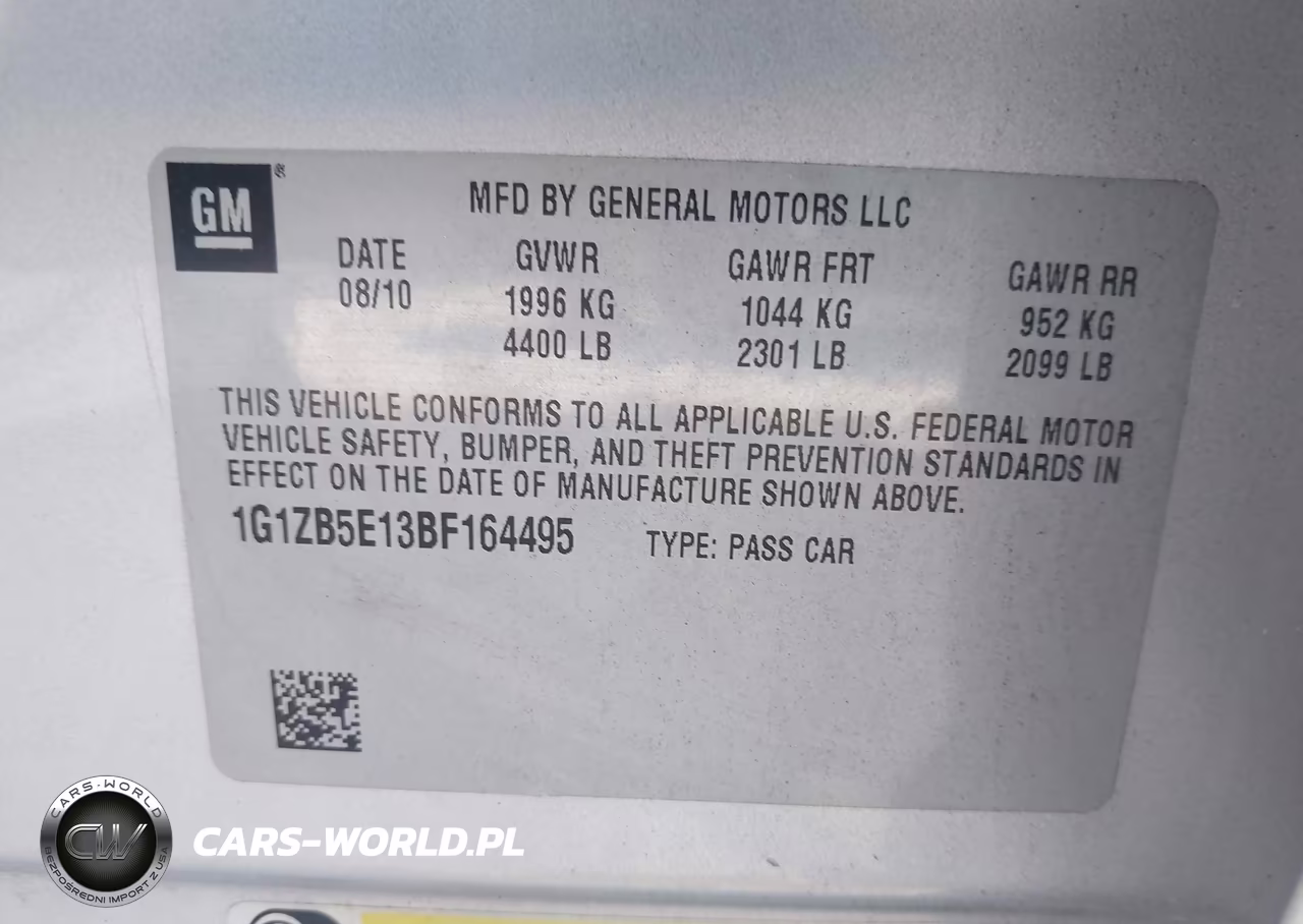 2011 Chevrolet Malibu Ls VIN:1G1ZB5E13BF164495 - 9