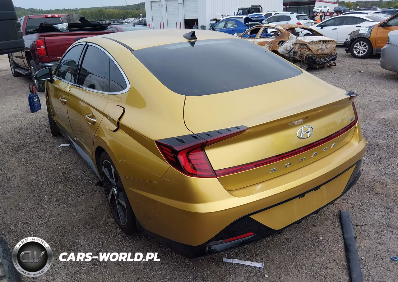 2021 Hyundai Sonata Sel Plus VIN:5NPEJ4J27MH128044 - 3