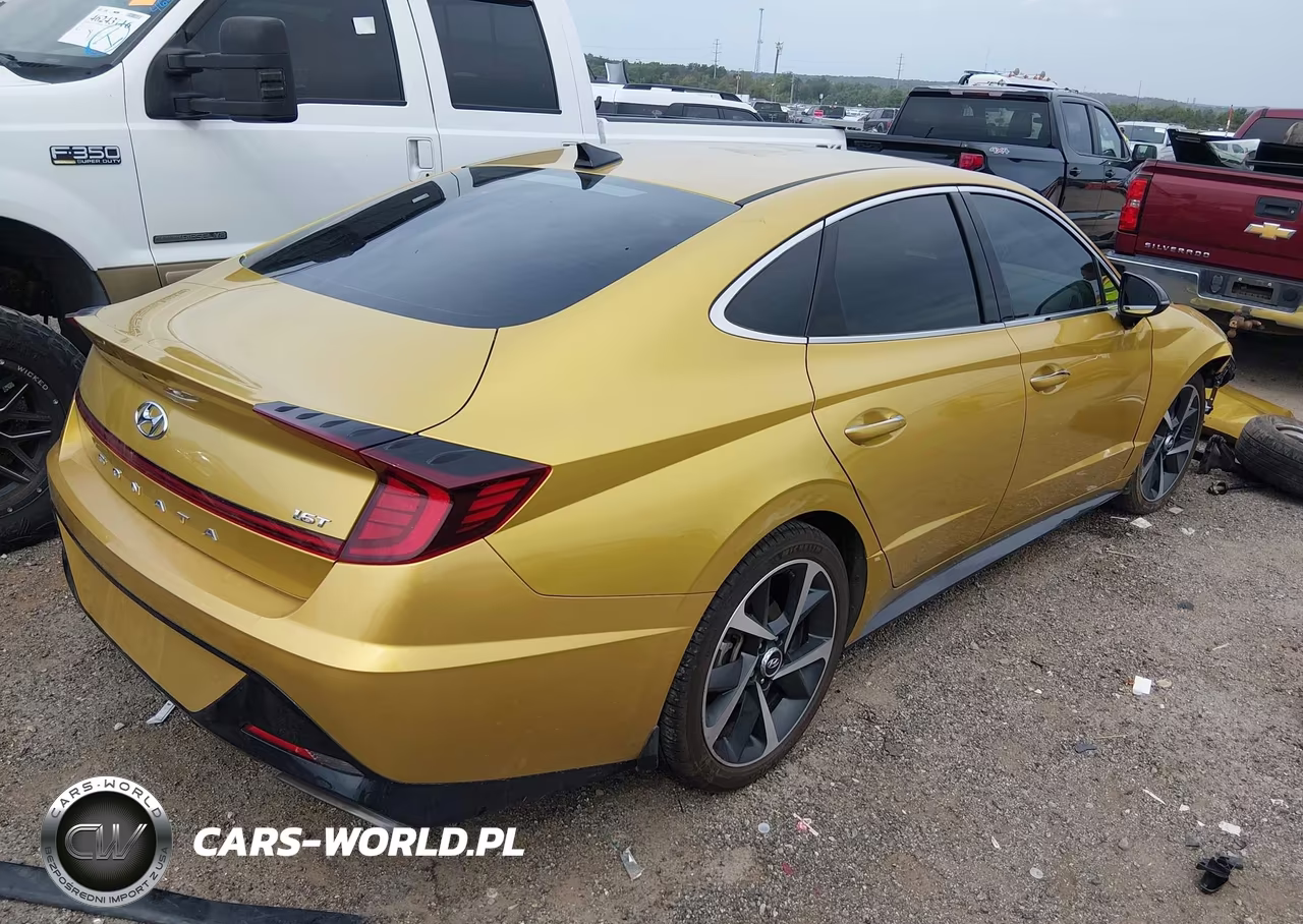 2021 Hyundai Sonata Sel Plus VIN:5NPEJ4J27MH128044 - 4