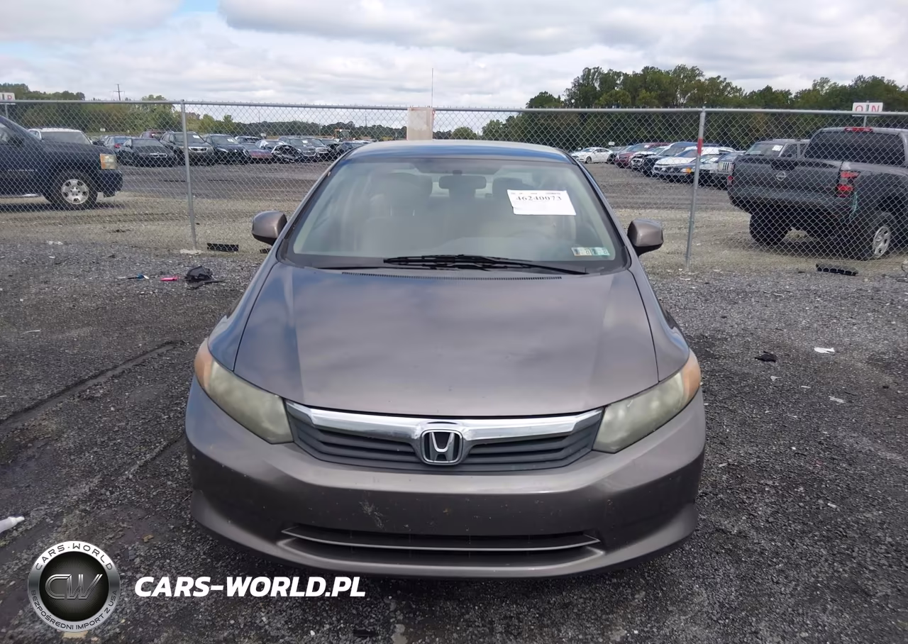 2012 Honda Civic Lx VIN:19XFB2F53CE348485 - 12