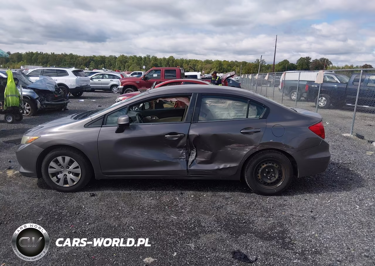 2012 Honda Civic Lx VIN:19XFB2F53CE348485 - 14