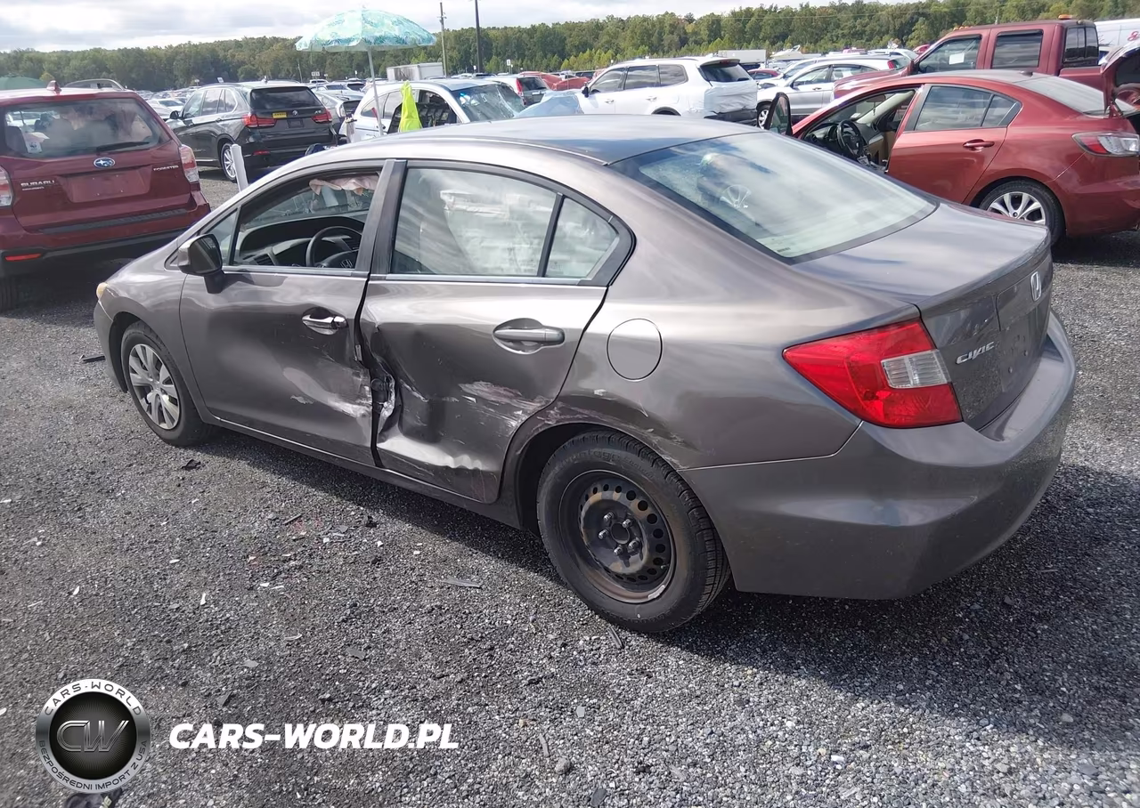 2012 Honda Civic Lx VIN:19XFB2F53CE348485 - 3