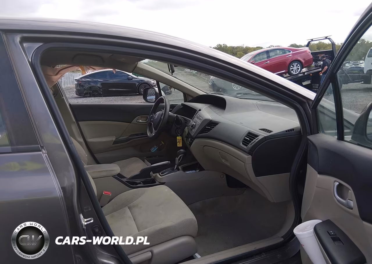 2012 Honda Civic Lx VIN:19XFB2F53CE348485 - 5