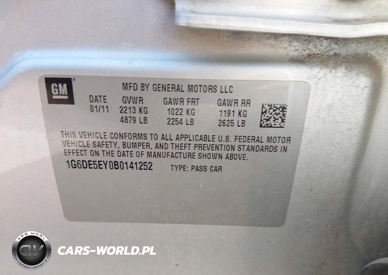 2011 Cadillac Cts Luxury VIN:1G6DE5EY0B0141252 - 9