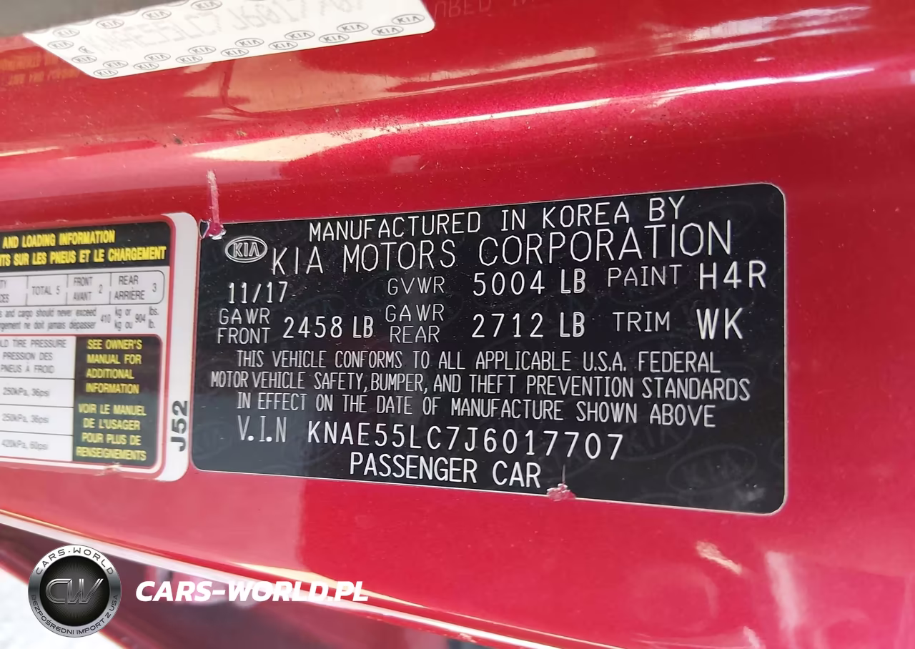 2018 Kia Stinger Gt2 VIN:KNAE55LC7J6017707 - 9