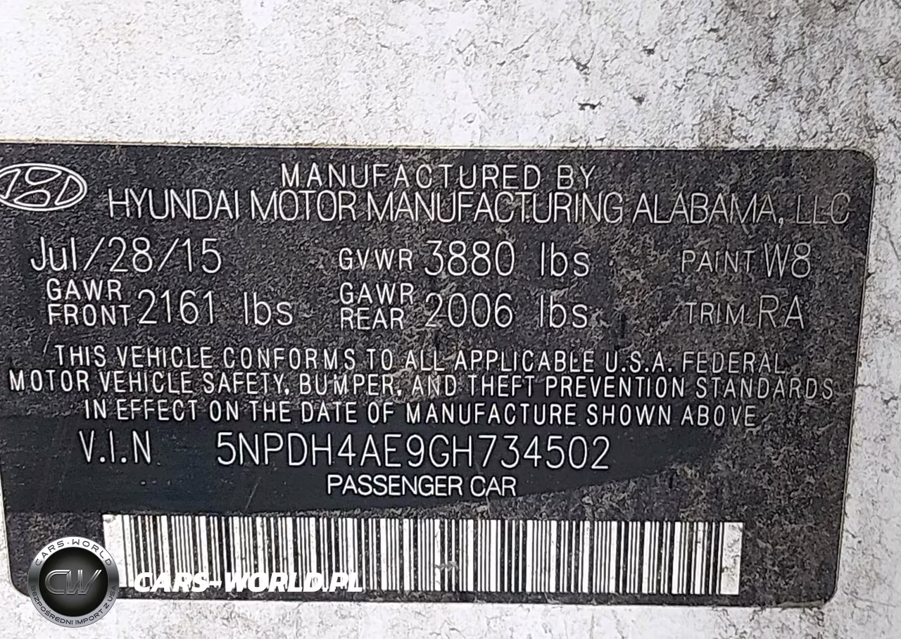 2016 Hyundai Elantra Se VIN:5NPDH4AE9GH734502 - 9