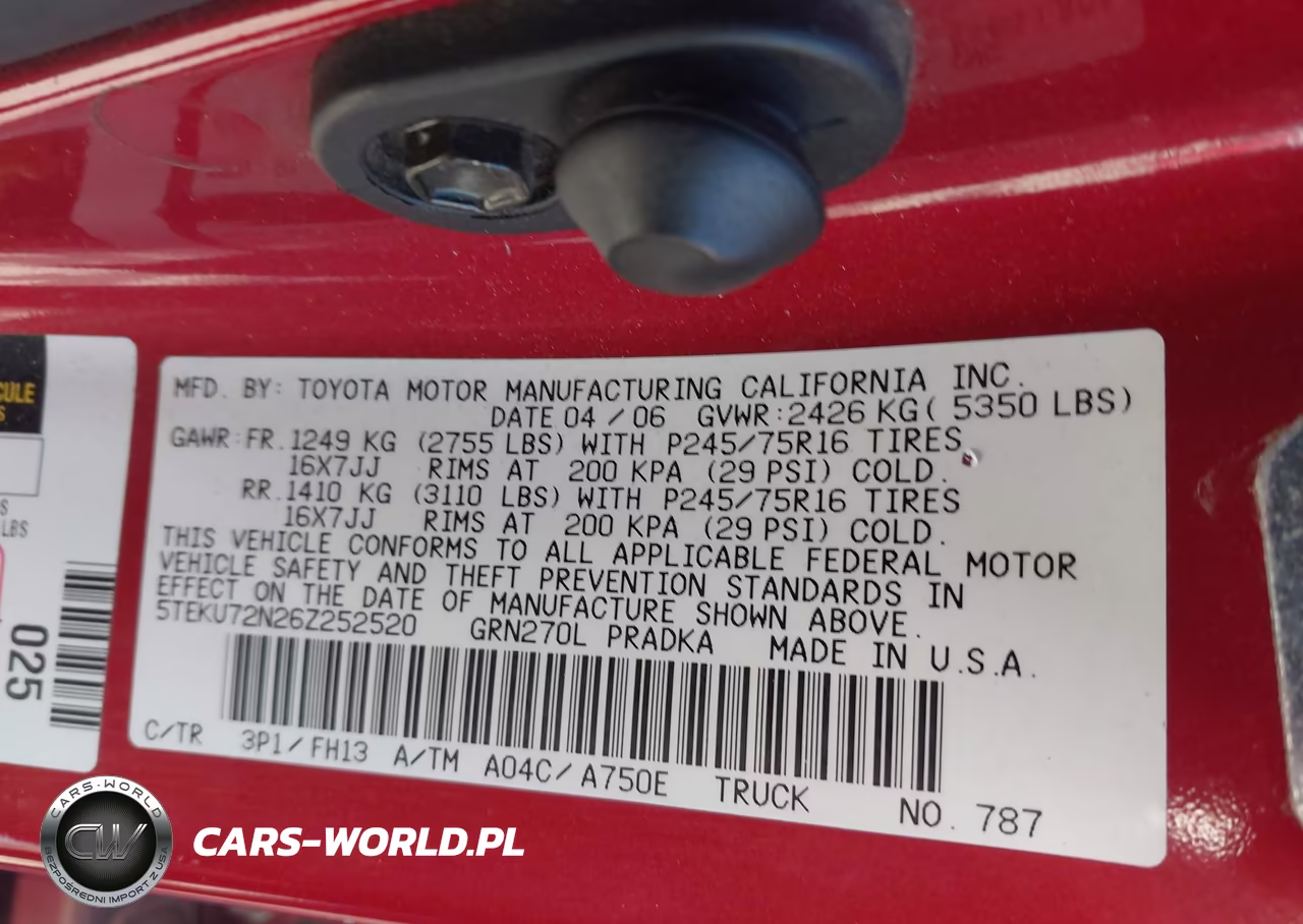 2006 Toyota Tacoma Prerunner V6 VIN:5TEKU72N26Z252520 - 9