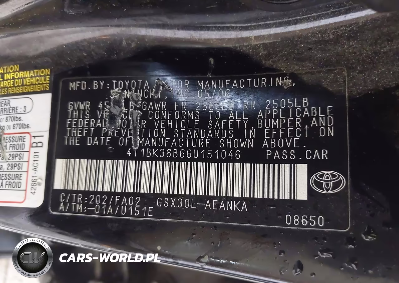 2006 Toyota Avalon Xl VIN:4T1BK36B66U151046 - 9