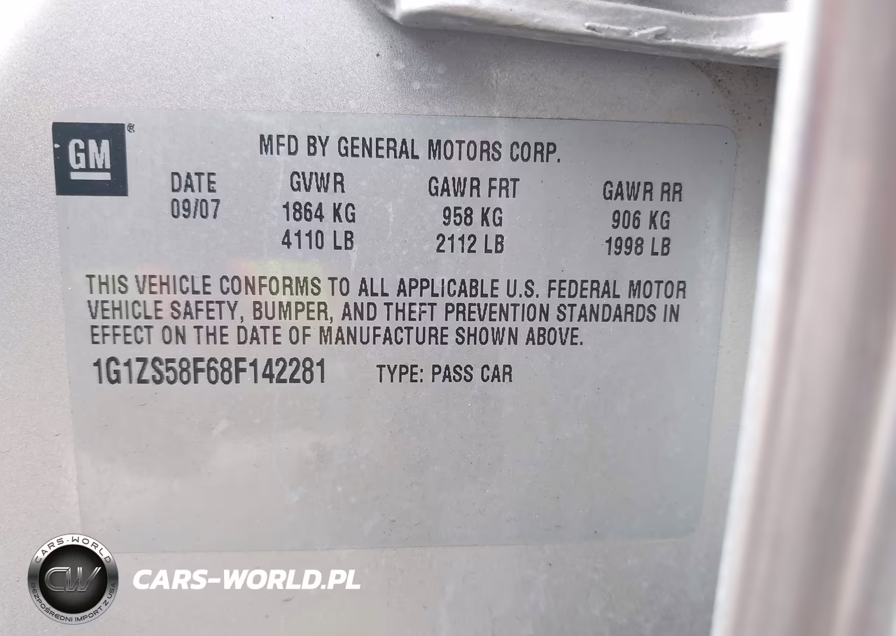 2008 Chevrolet Malibu Classic Ls VIN:1G1ZS58F68F142281 - 9