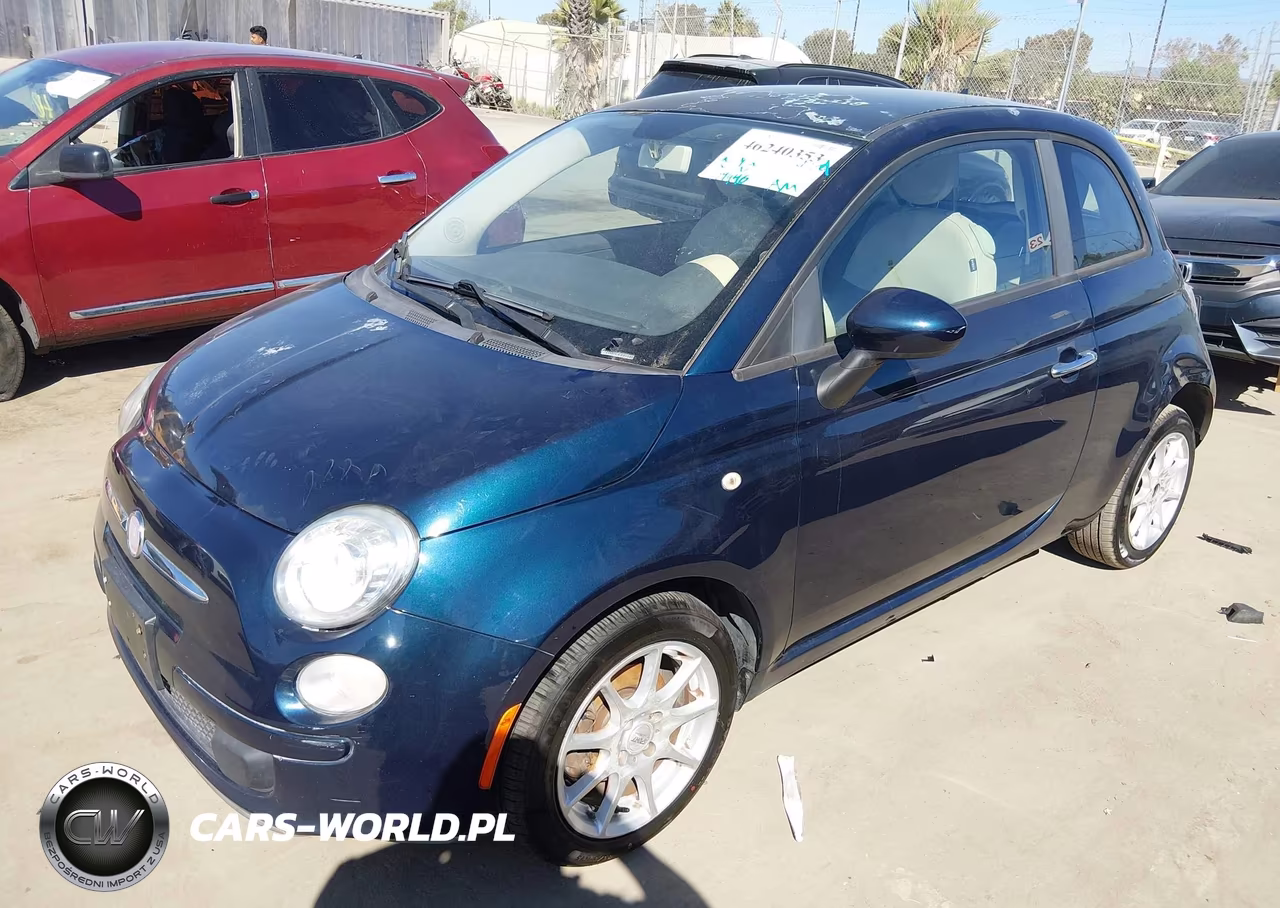 2013 Fiat 500 Pop VIN:3C3CFFAR7DT544665 - 2