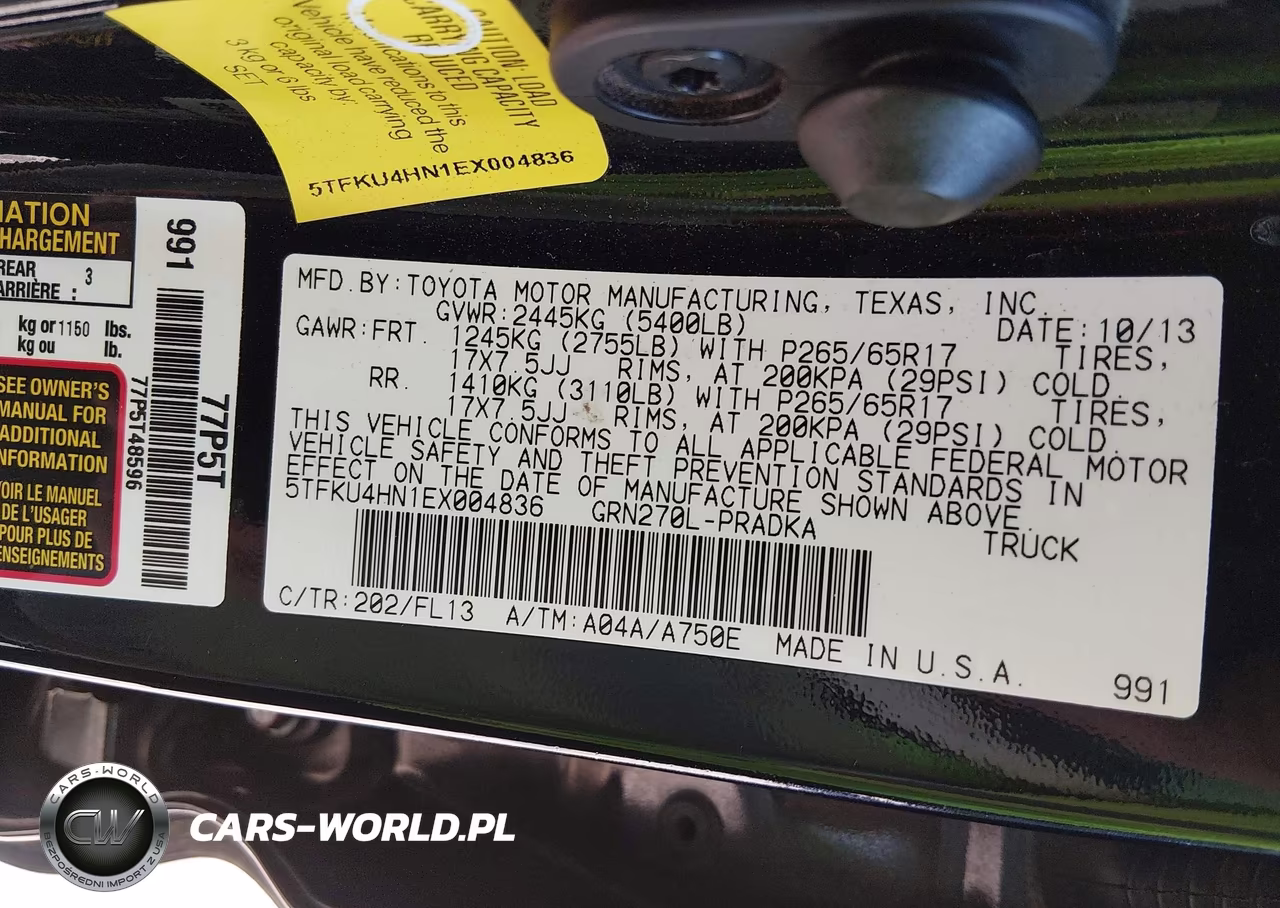 2014 Toyota Tacoma Prerunner V6 VIN:5TFKU4HN1EX004836 - 9