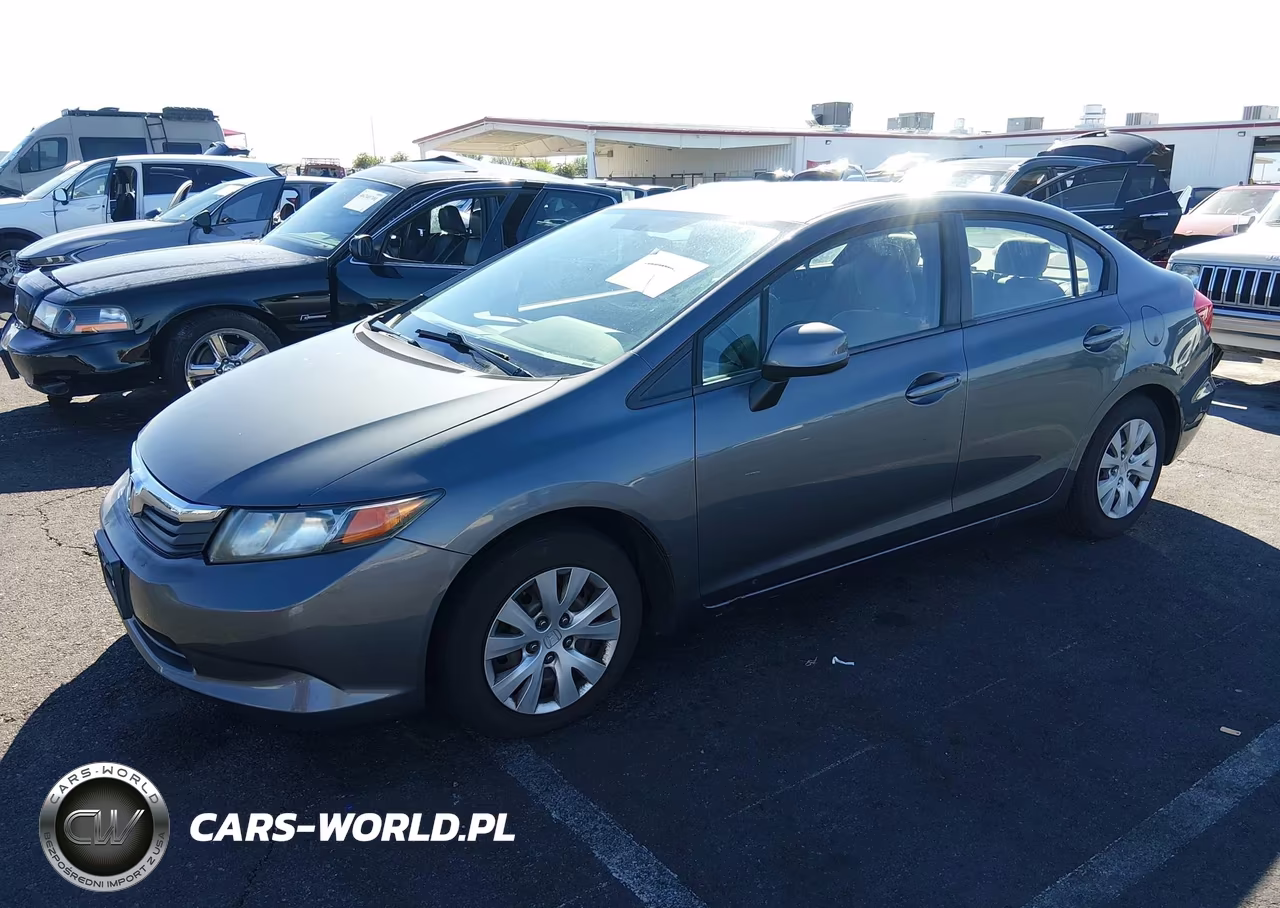 2012 Honda Civic Lx VIN:19XFB2F57CE377004 - 2