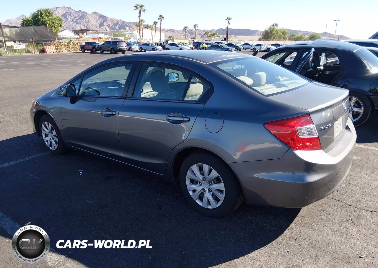 2012 Honda Civic Lx VIN:19XFB2F57CE377004 - 3