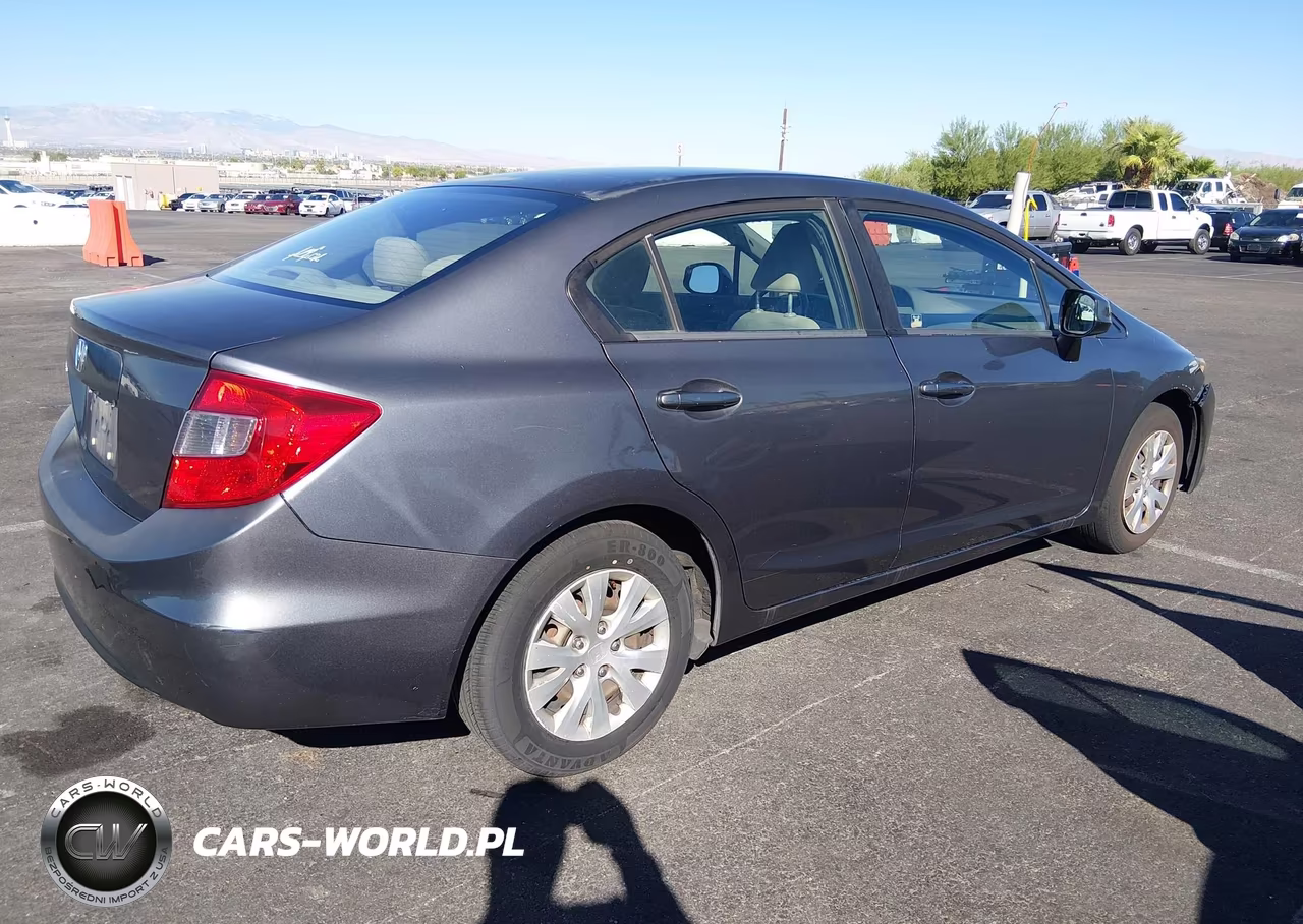 2012 Honda Civic Lx VIN:19XFB2F57CE377004 - 4