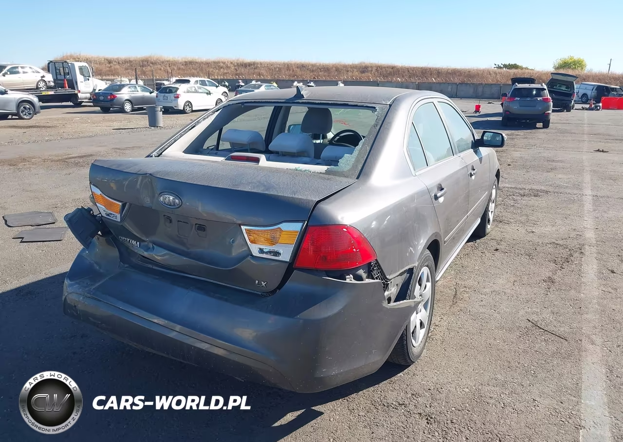 2009 Kia Optima Lx VIN:KNAGE228695318216 - 4