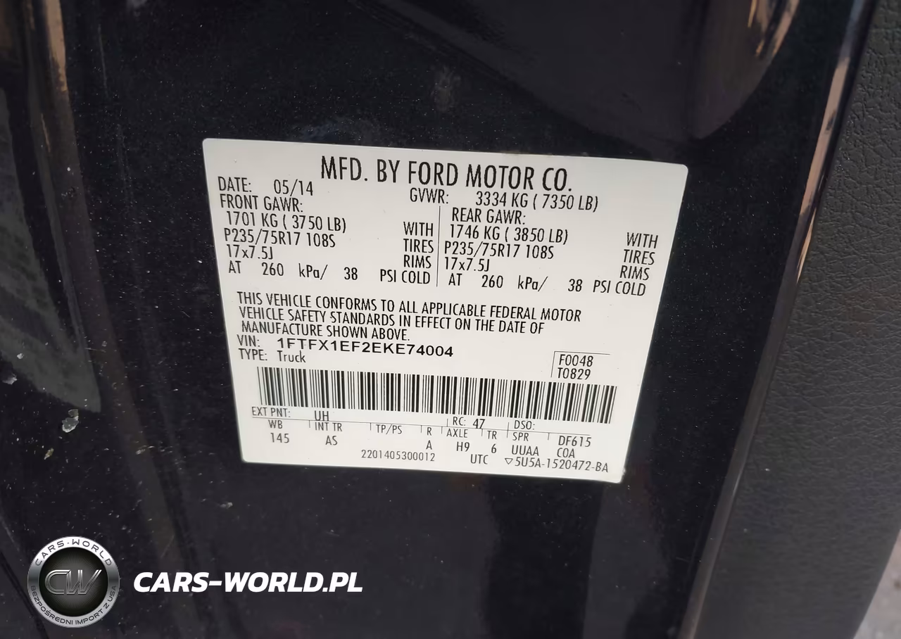 2014 Ford F-150 Xl VIN:1FTFX1EF2EKE74004 - 9
