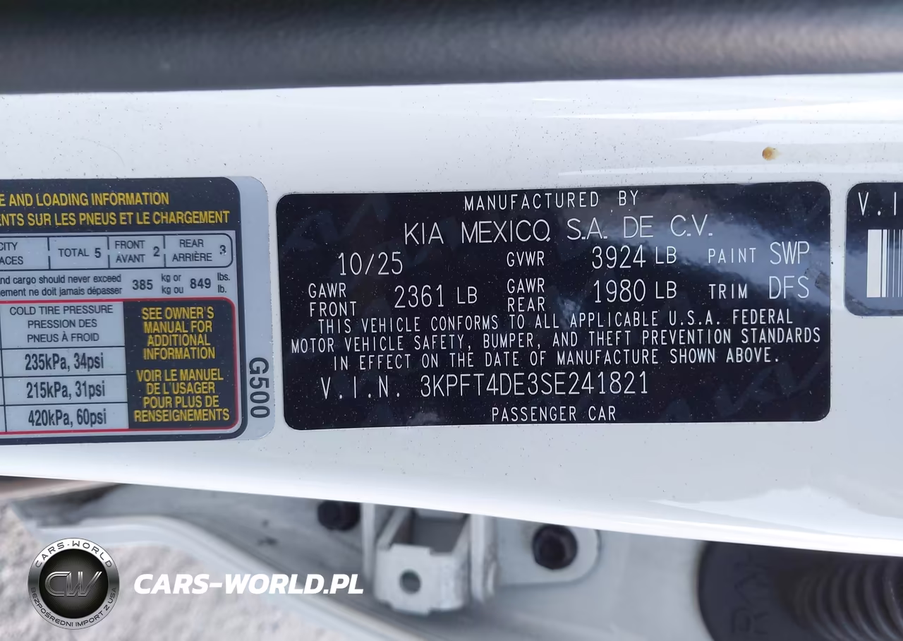 2025 Kia K4 Lxs VIN:3KPFT4DE3SE241821 - 9