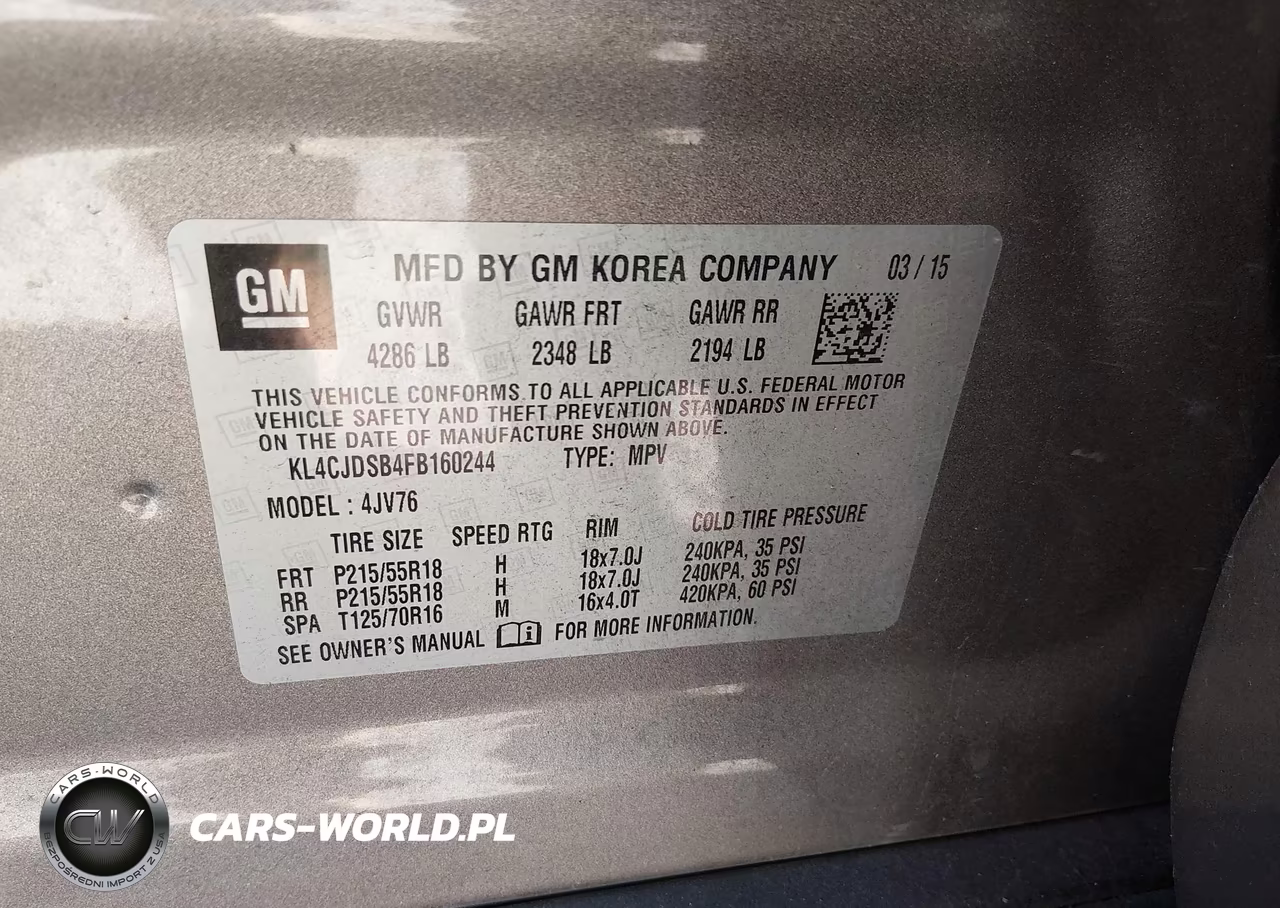 2015 Buick Encore Premium VIN:KL4CJDSB4FB160244 - 9