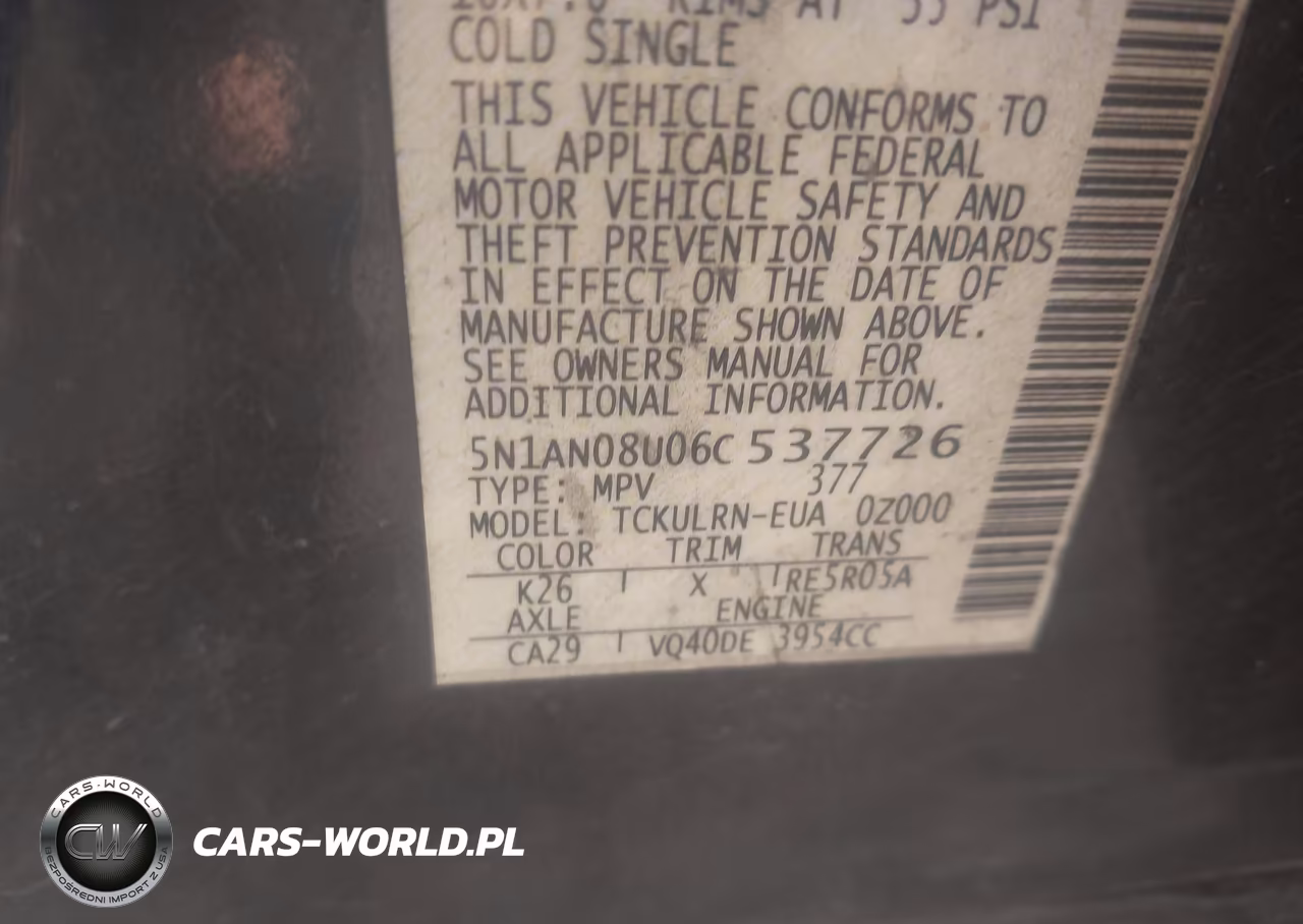2006 Nissan Xterra S VIN:5N1AN08U06C537726 - 9
