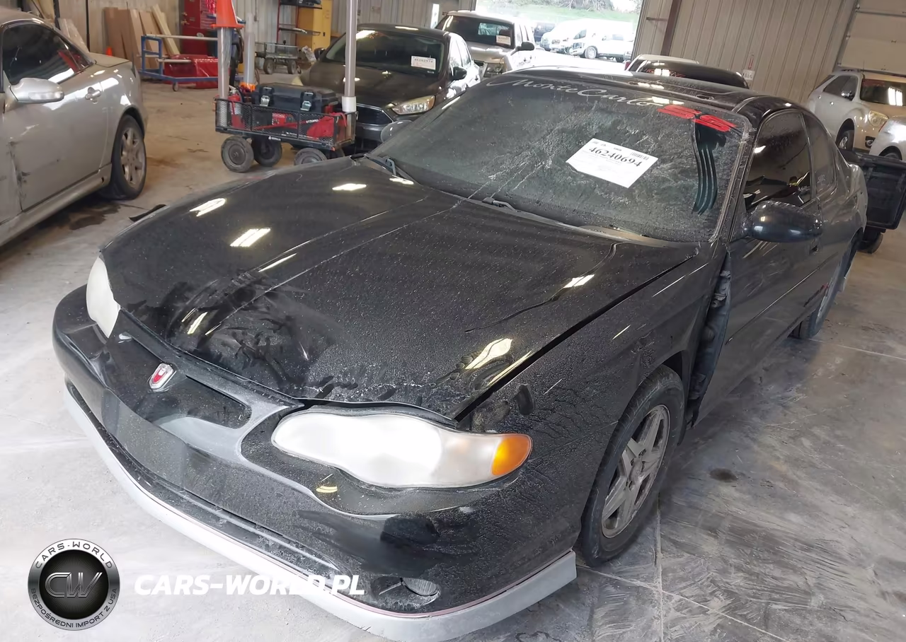 2001 Chevrolet Monte Carlo Ss VIN:2G1WX15K619335897 - 2