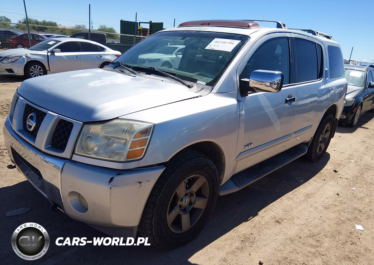 2005 Nissan Armada Se VIN:5N1AA08B45N702402 - 2