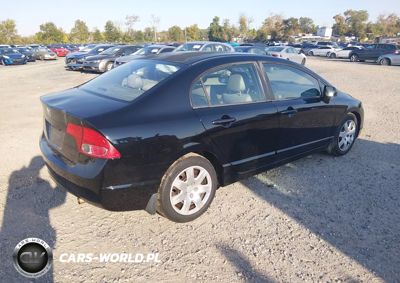 2008 Honda Civic Lx VIN:2HGFA16558H301873 - 4