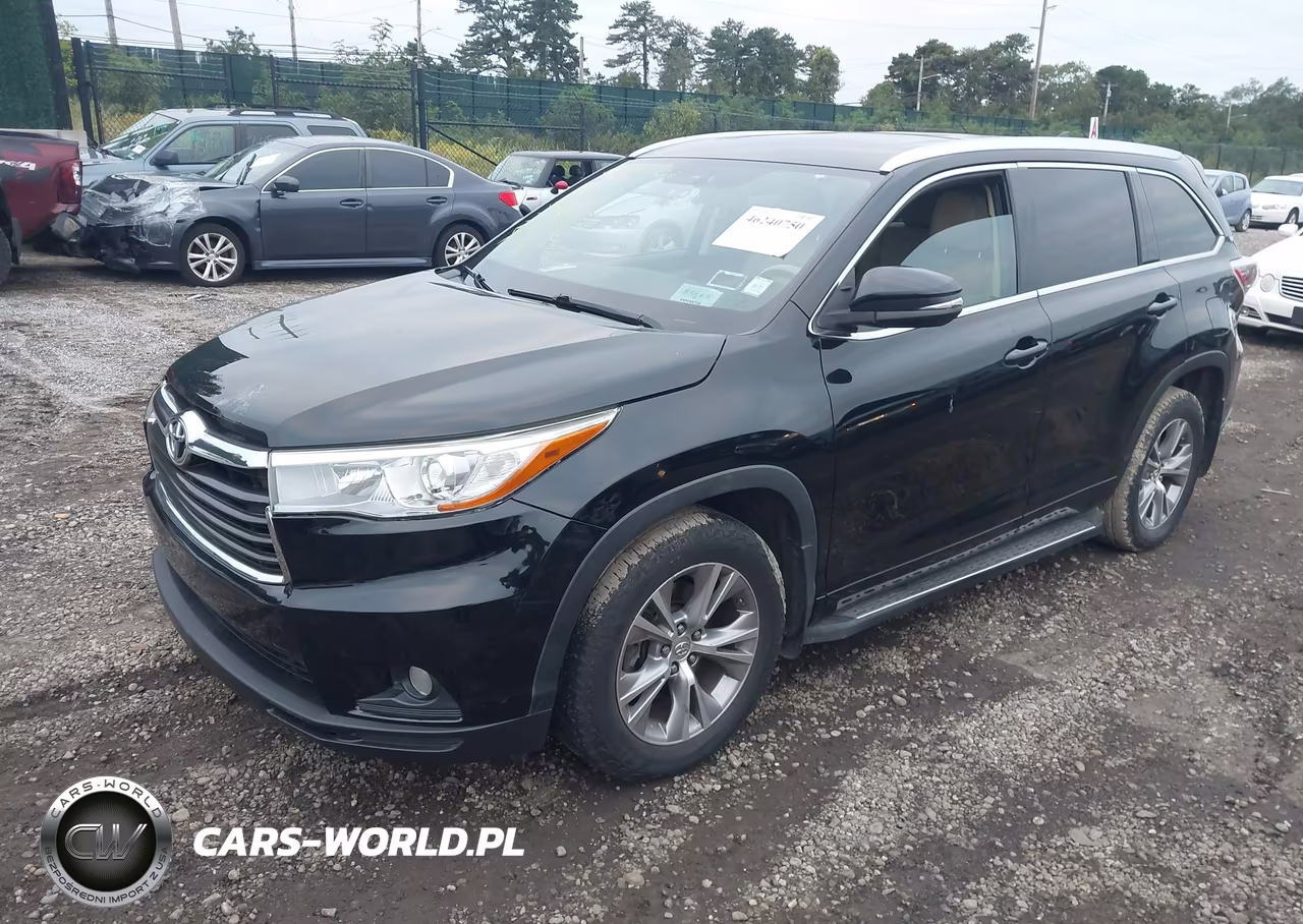 2014 Toyota Highlander Xle V6 VIN:5TDJKRFH0ES010810 - 2