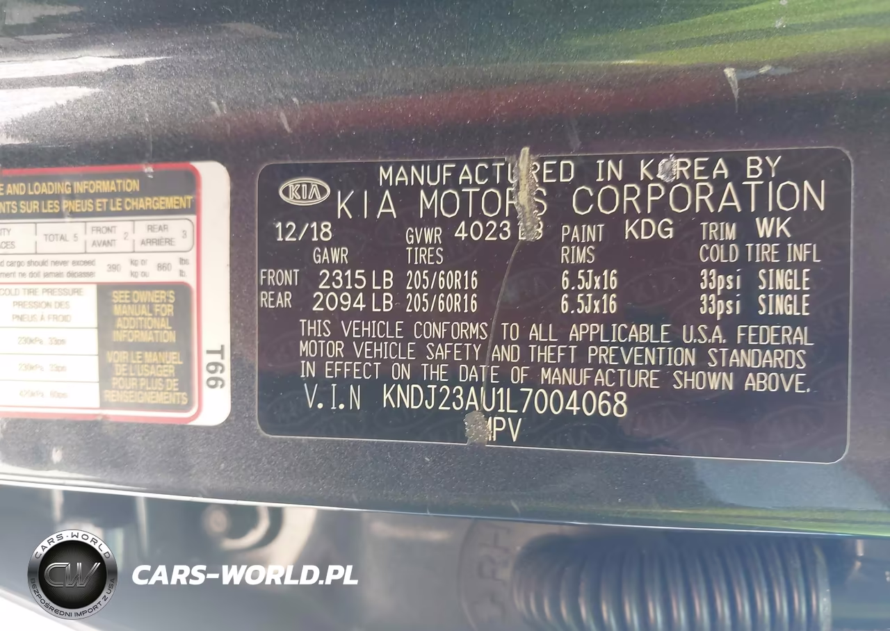 2020 Kia Soul Lx VIN:KNDJ23AU1L7004068 - 9