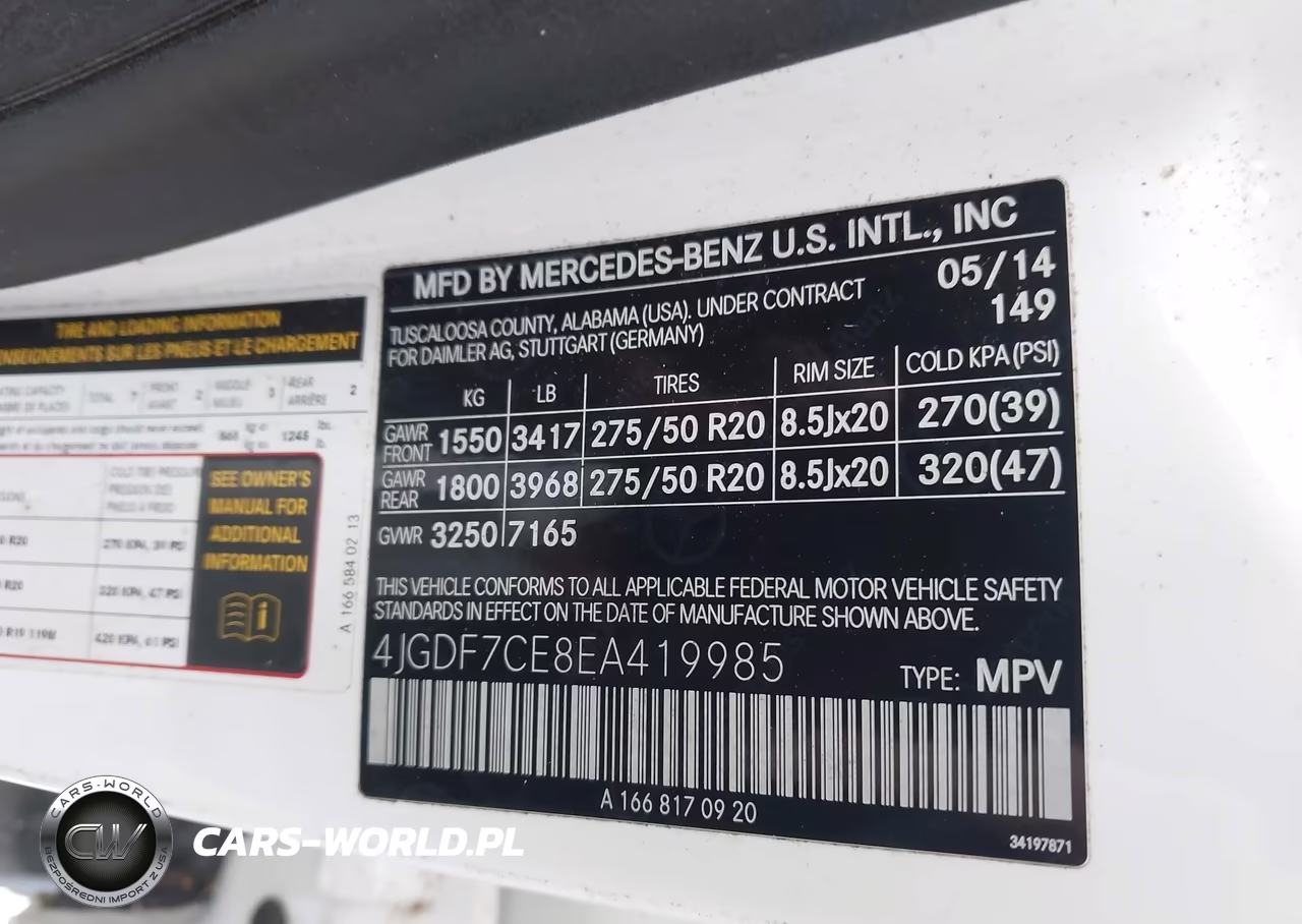 2014 Mercedes-Benz Gl 450 4Matic VIN:4JGDF7CE8EA419985 - 9