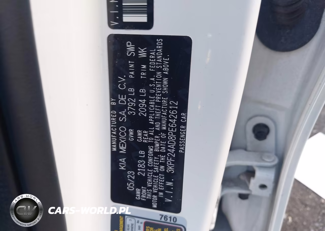 2023 Kia Forte Lxs VIN:3KPF24AD8PE642612 - 9