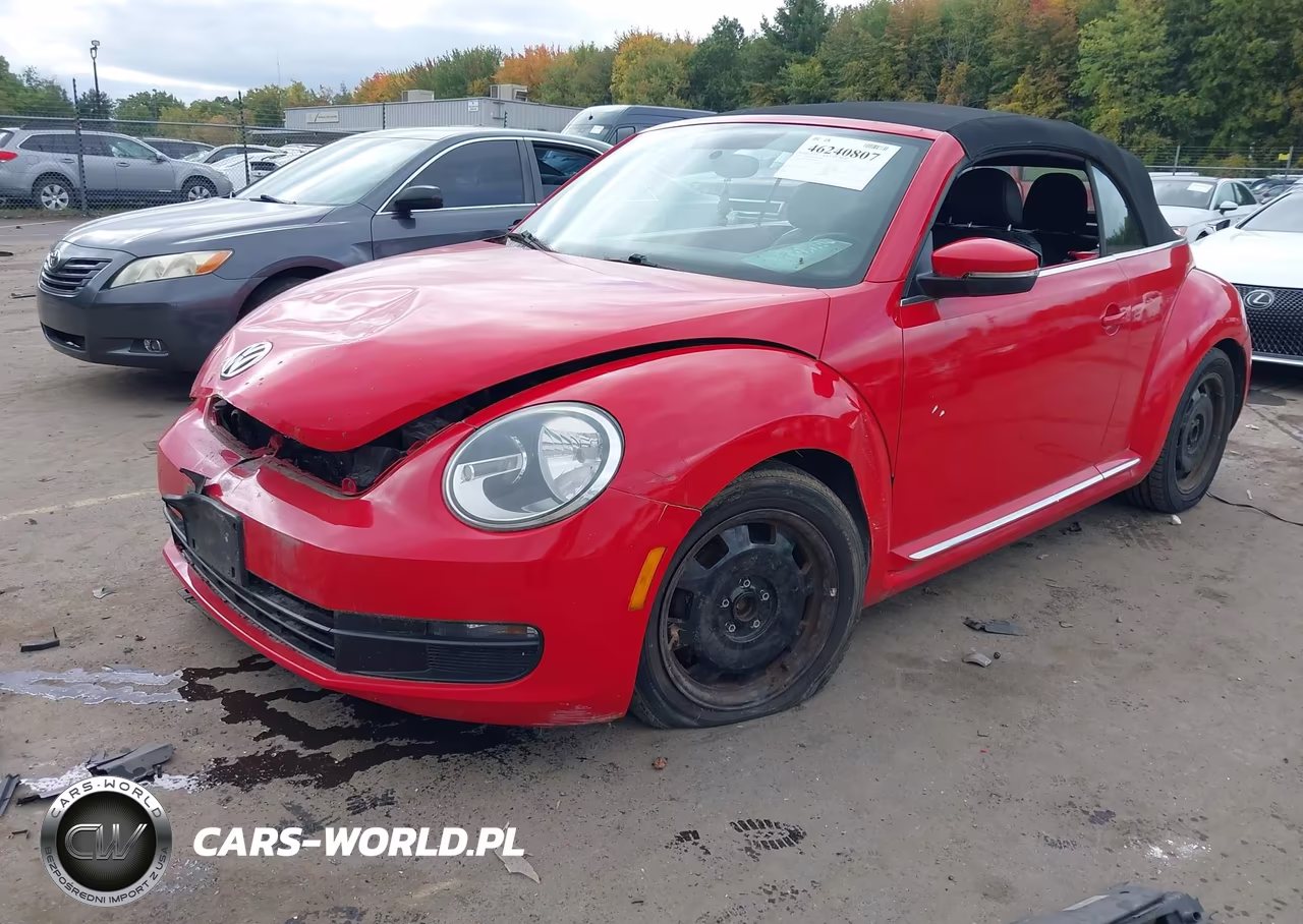 2013 Volkswagen Beetle 2.5L VIN:3VW5P7AT1DM813883 - 2
