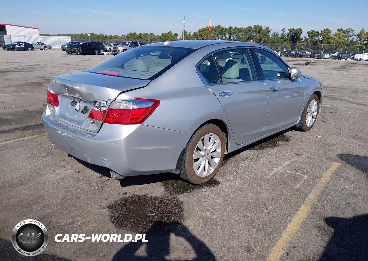 2014 Honda Accord Ex-L V-6 VIN:1HGCR3F85EA035640 - 4