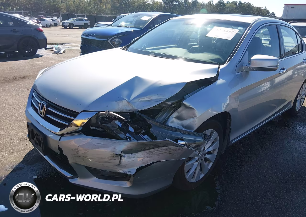 2014 Honda Accord Ex-L V-6 VIN:1HGCR3F85EA035640 - 6