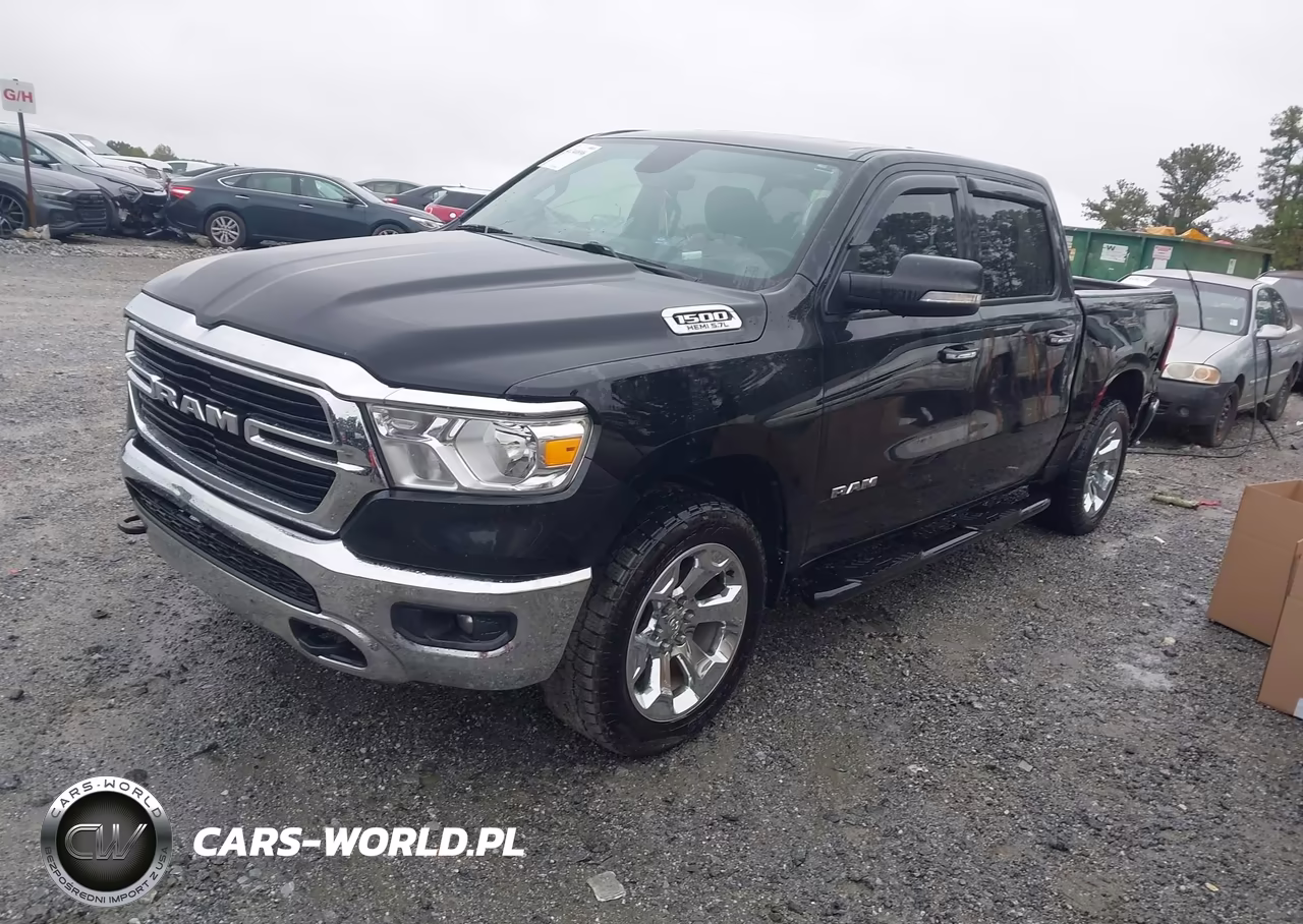 2019 Ram 1500 Big Horn-Lone Star 4X4 5'7 Box VIN:1C6SRFFT1KN810334 - 2