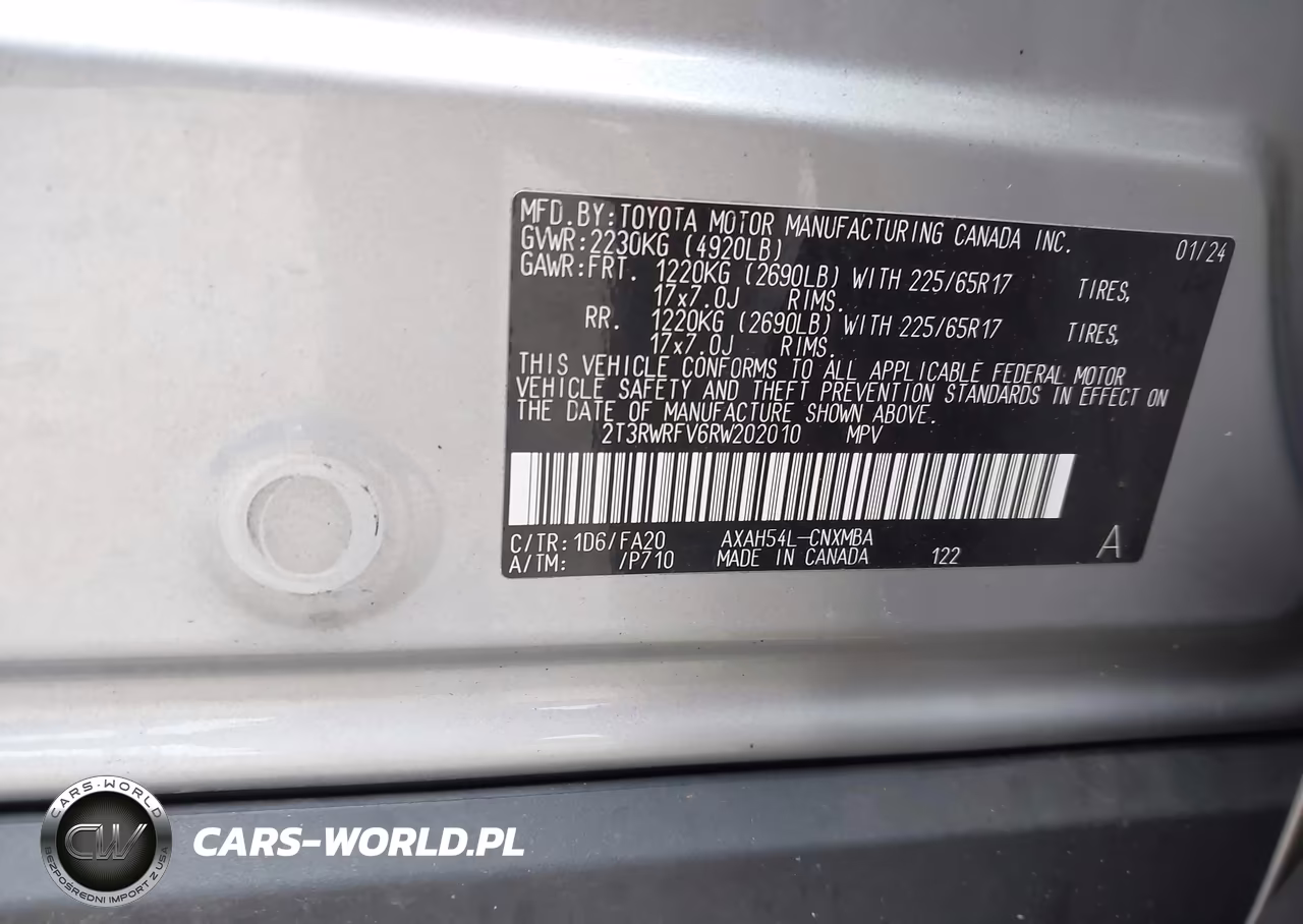2024 Toyota Rav4 Hybrid Xle VIN:2T3RWRFV6RW202010 - 9