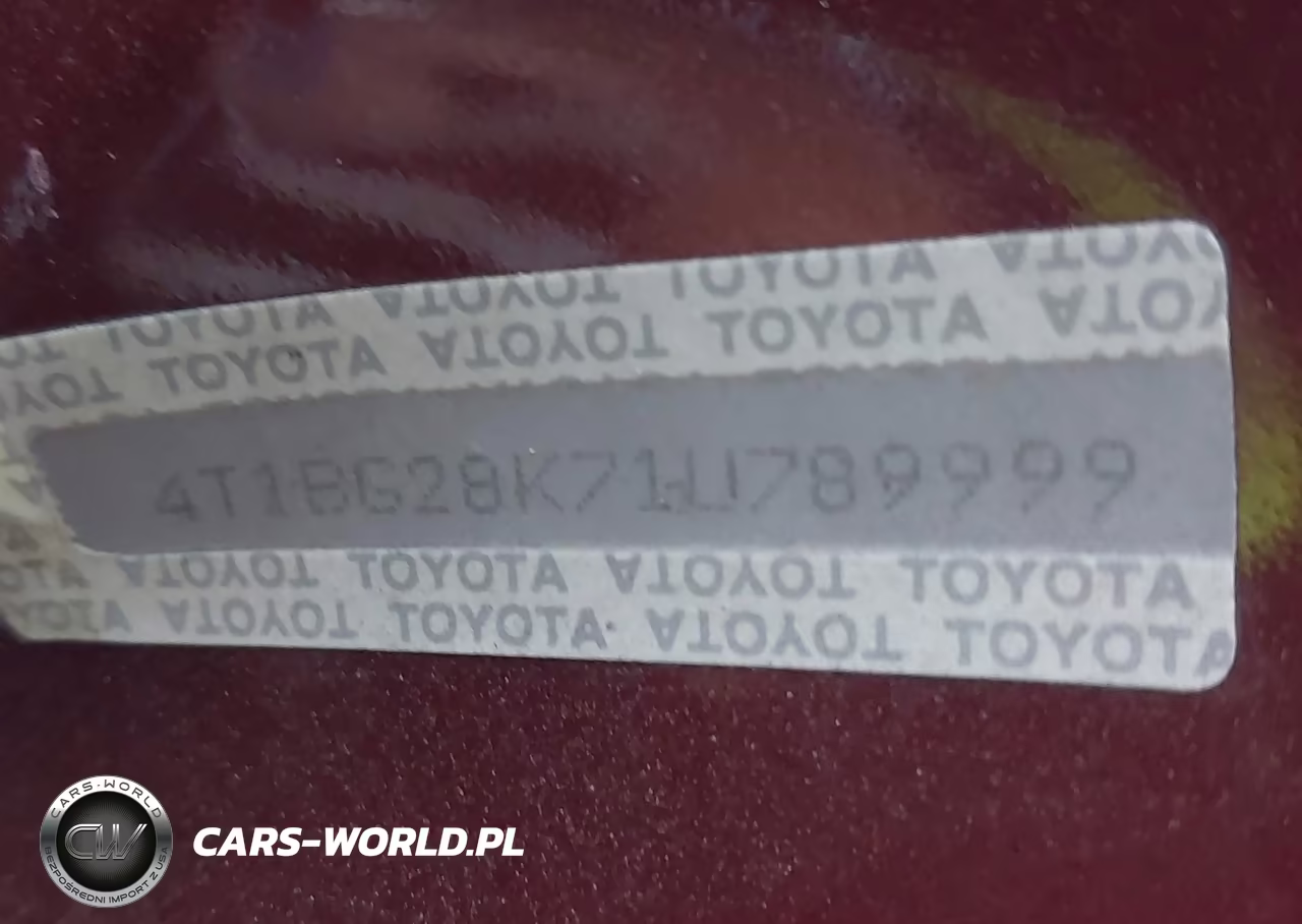 2001 Toyota Camry Le VIN:4T1BG28K71U789999 - 9