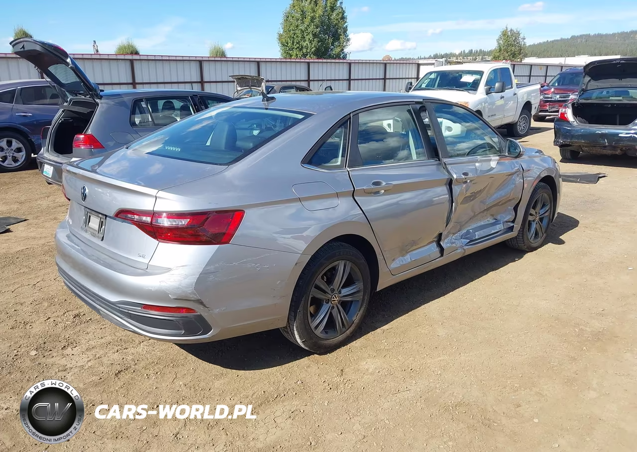 2024 Volkswagen Jetta 1.5T Se VIN:3VWEM7BU2RM048352 - 4