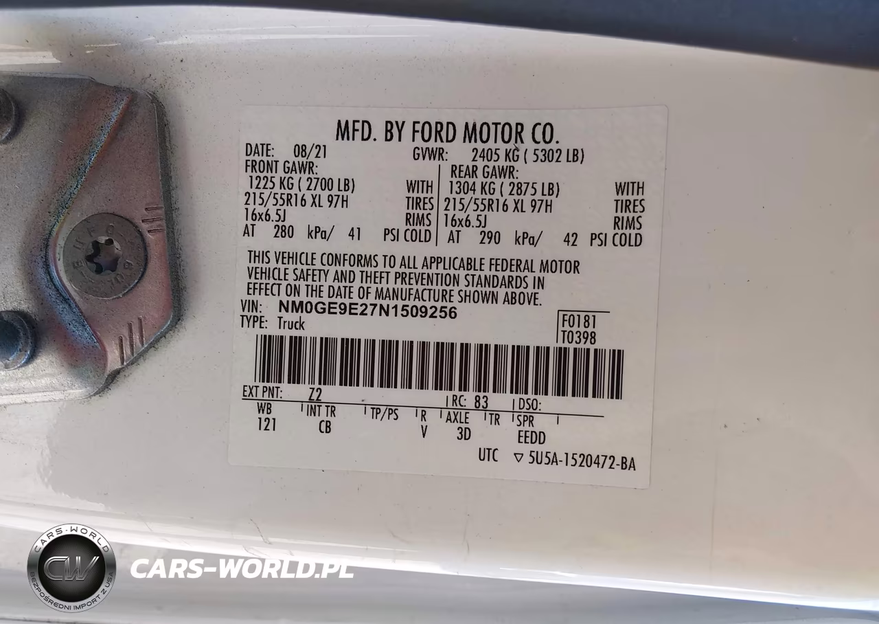 2022 Ford Transit Connect Xl Passenger VIN:NM0GE9E27N1509256 - 9