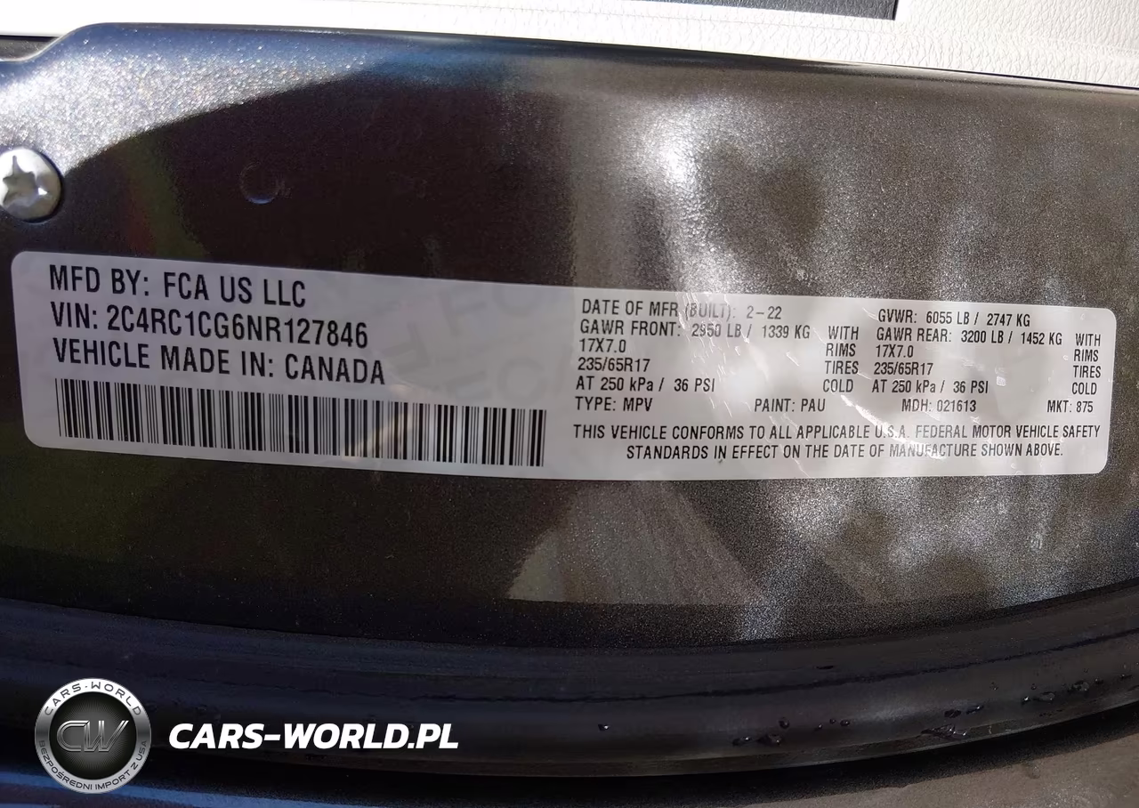 2022 Chrysler Voyager Lx VIN:2C4RC1CG6NR127846 - 9