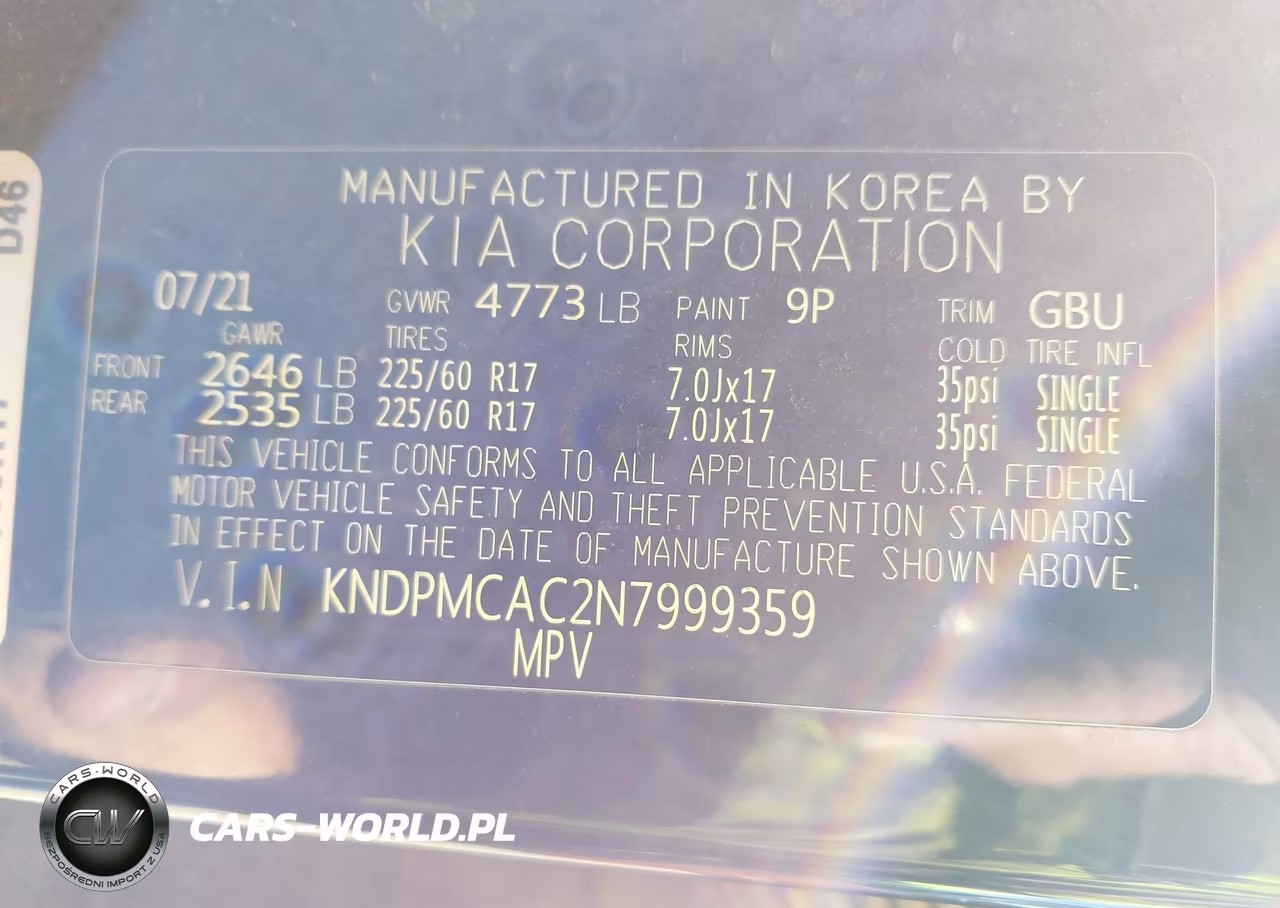 2022 Kia Sportage Lx VIN:KNDPMCAC2N7999359 - 9