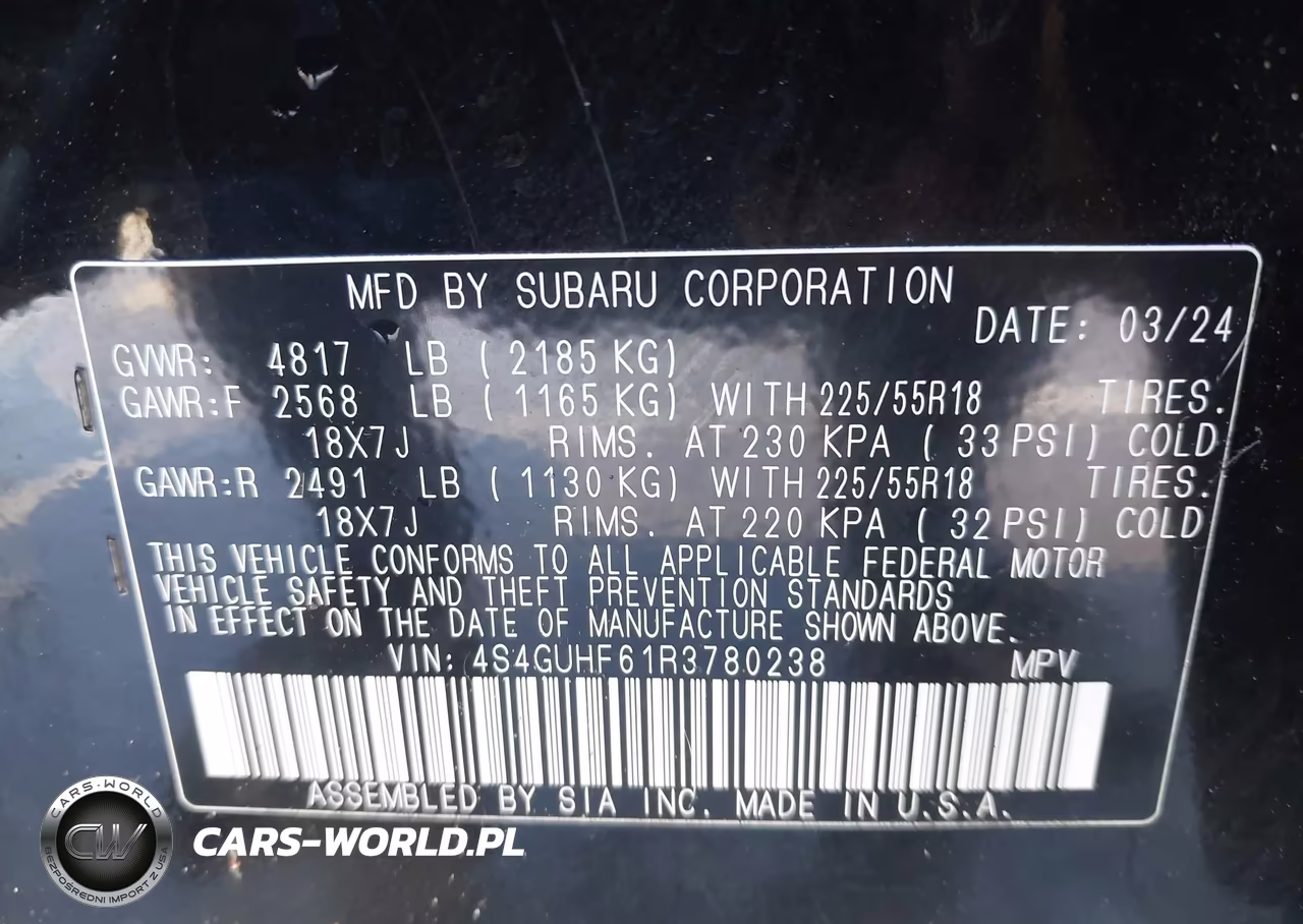 2024 Subaru Crosstrek Sport VIN:4S4GUHF61R3780238 - 9