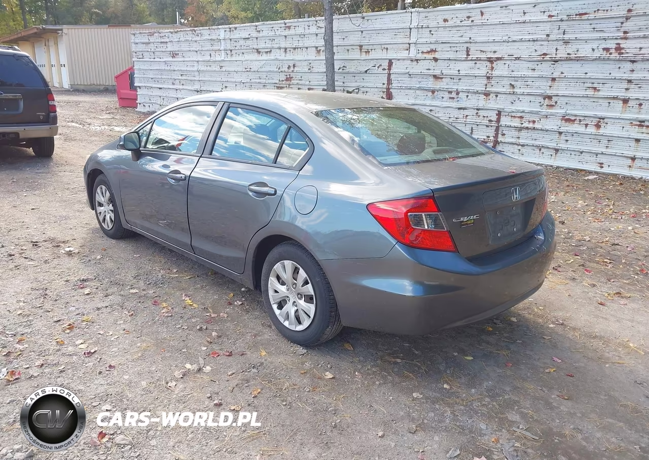 2012 Honda Civic Lx VIN:19XFB2F54CE374447 - 3