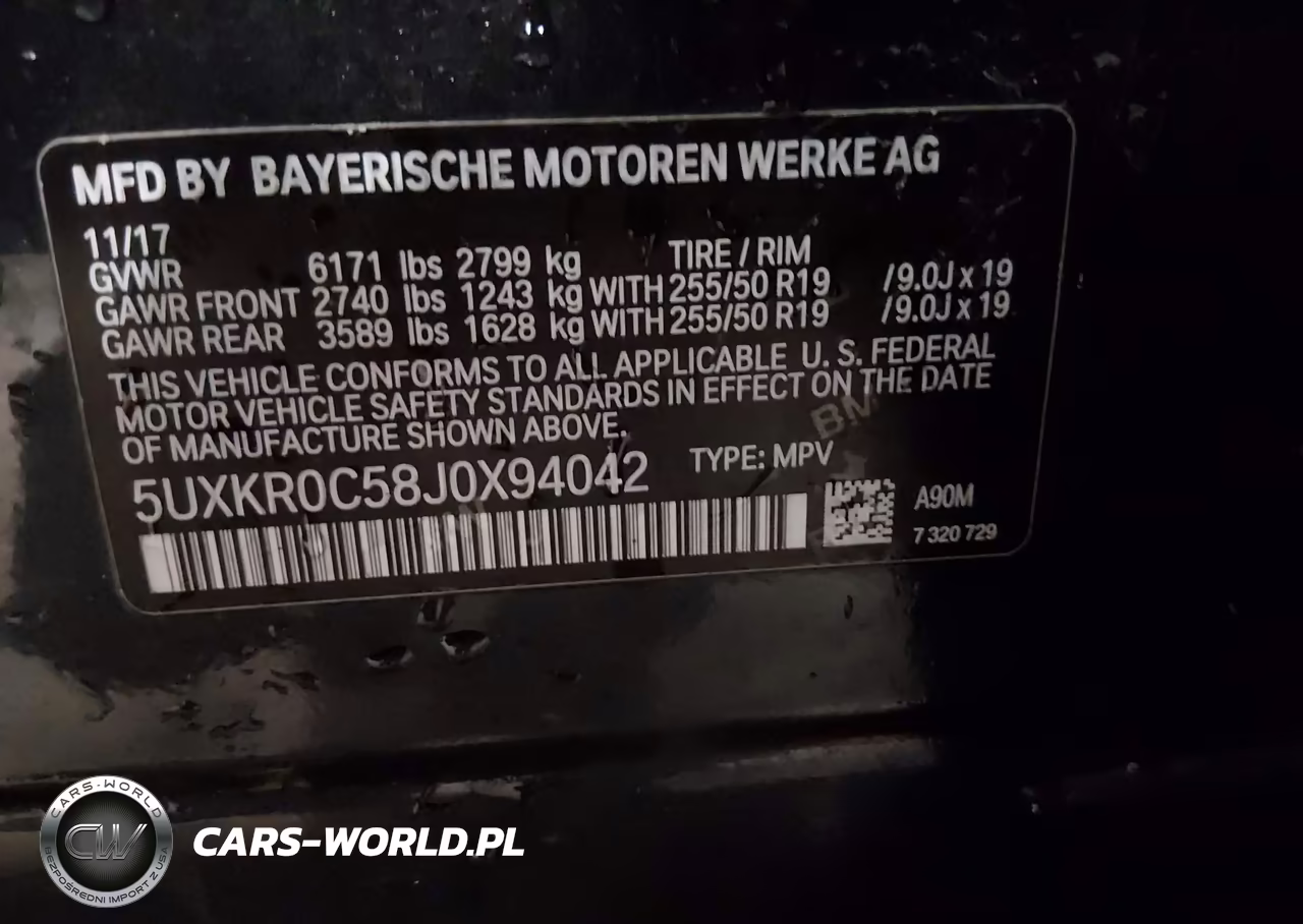2018 BMW X5 xDrive35I VIN:5UXKR0C58J0X94042 - 9