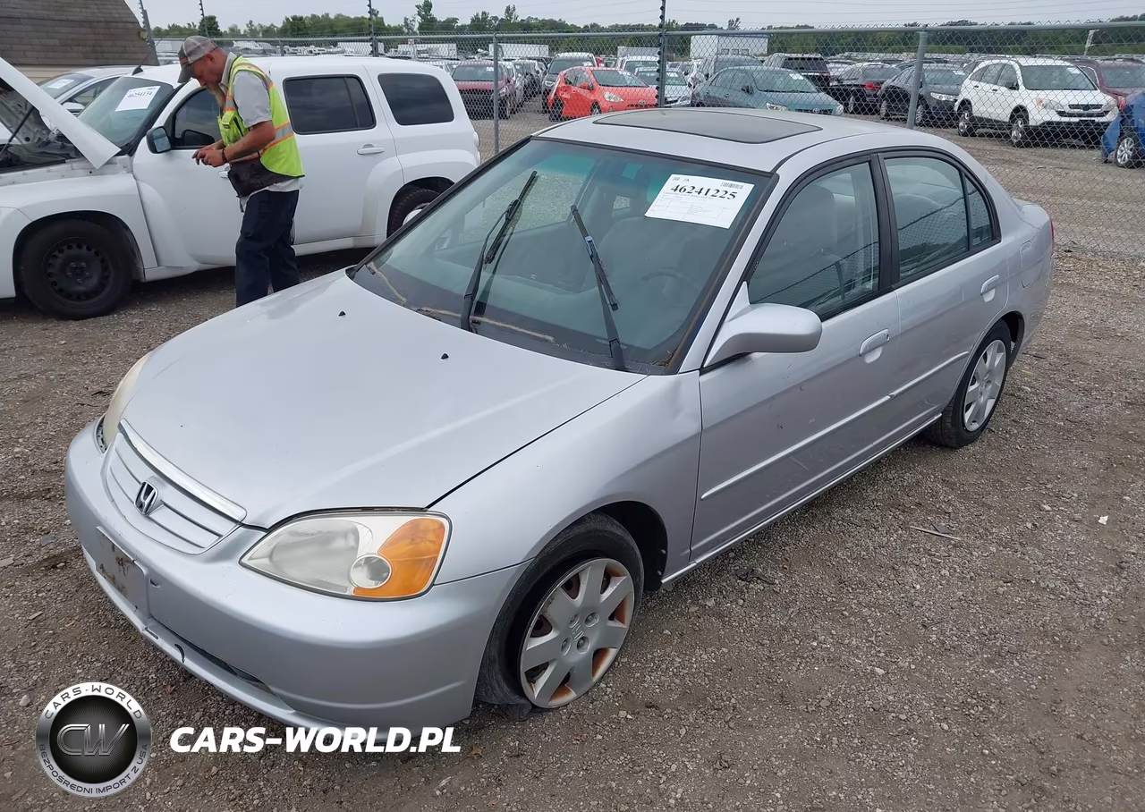 2001 Honda Civic Ex VIN:1HGES26771L010736 - 2