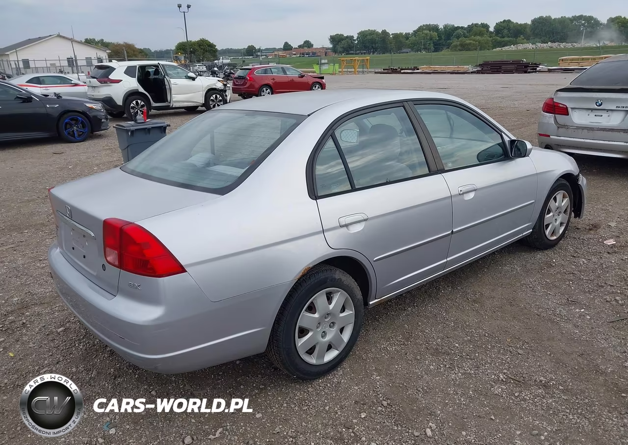 2001 Honda Civic Ex VIN:1HGES26771L010736 - 4