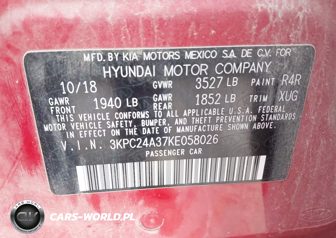2019 Hyundai Accent Sel VIN:3KPC24A37KE058026 - 9