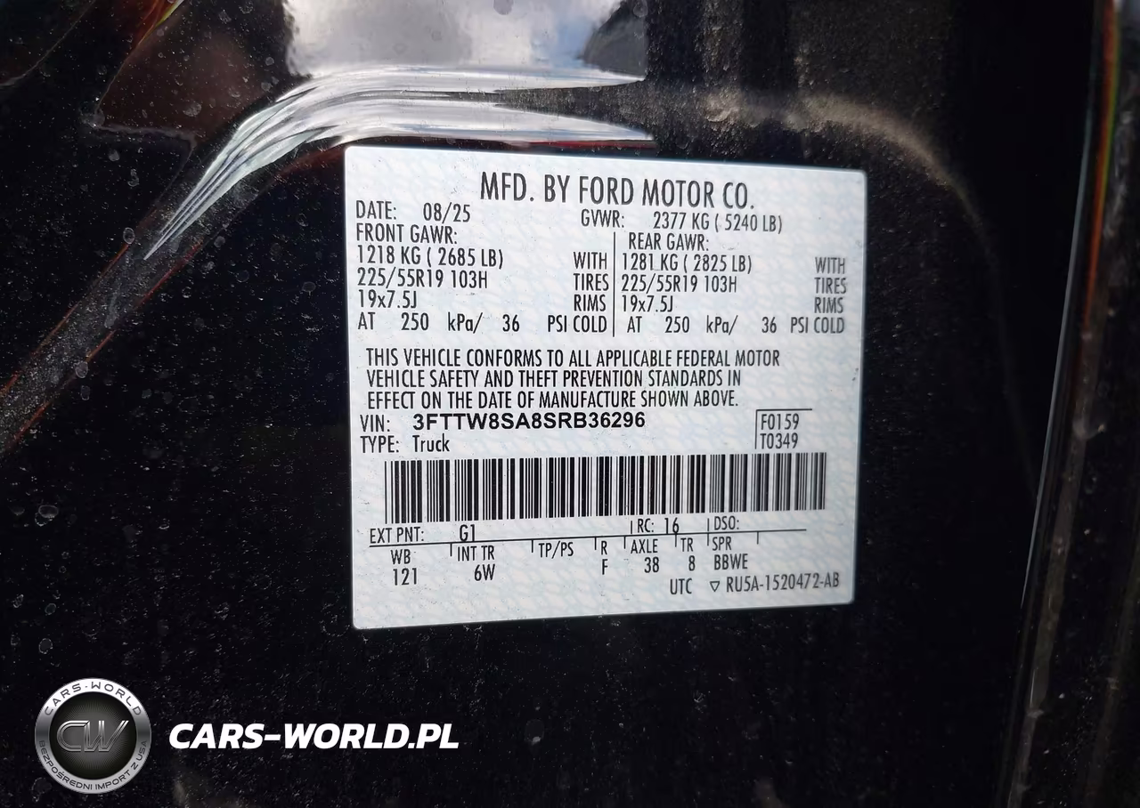 2025 Ford Maverick Lariat VIN:3FTTW8SA8SRB36296 - 9