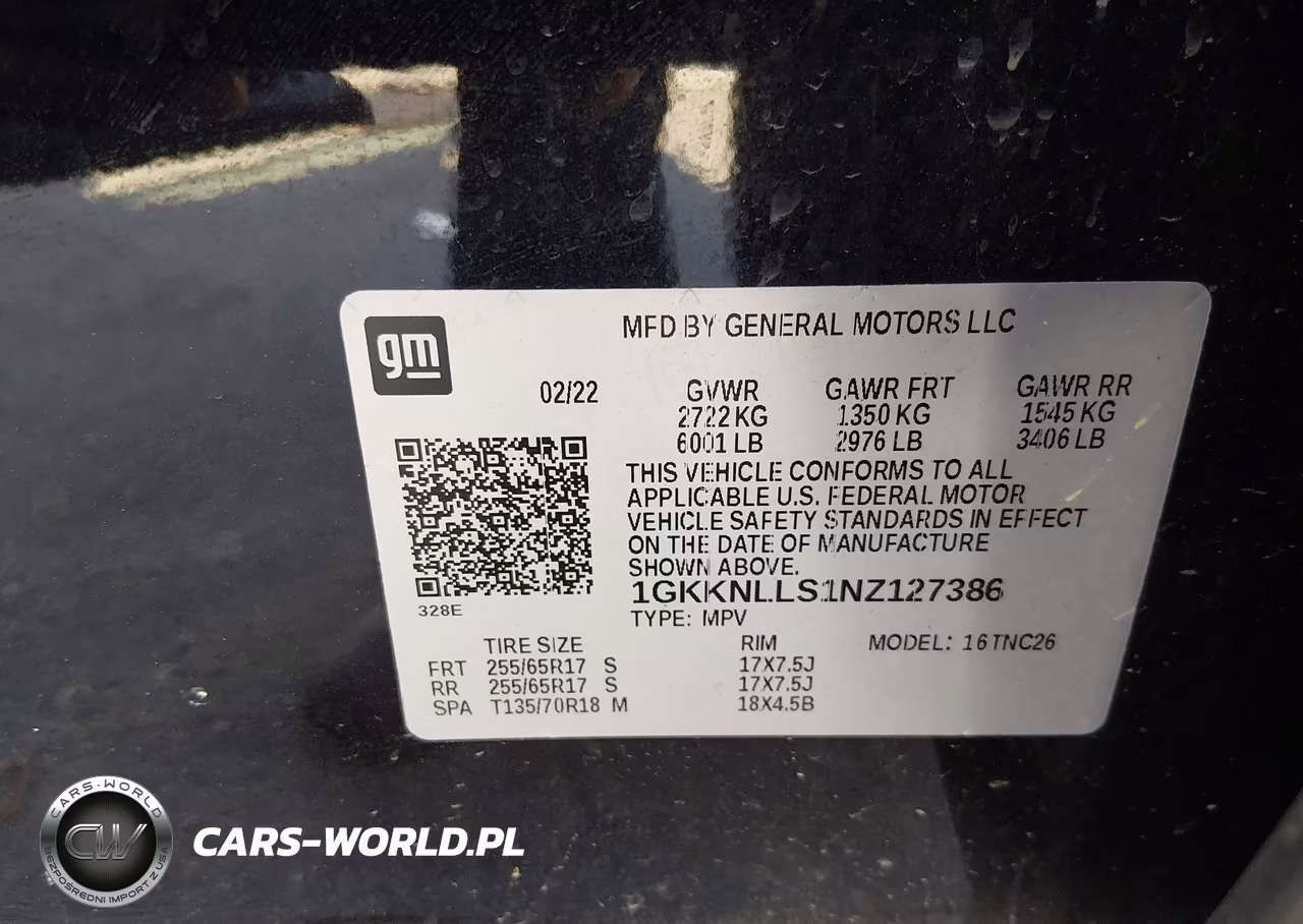 2022 GMC Acadia Awd At4 VIN:1GKKNLLS1NZ127386 - 9